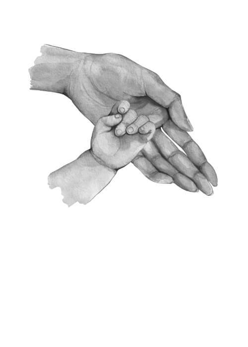 Poster - Mamma & 1 mindre barn